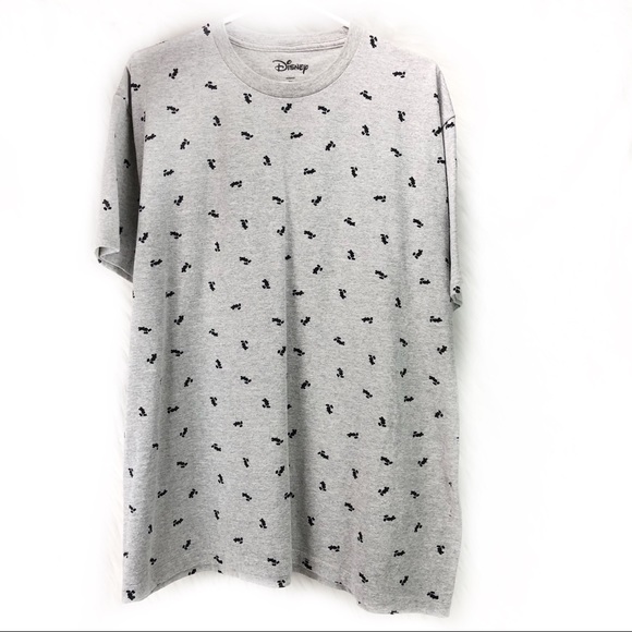 Disney Mickey Mouse print gray t-shirt Men’s XL - Picture 1 of 6